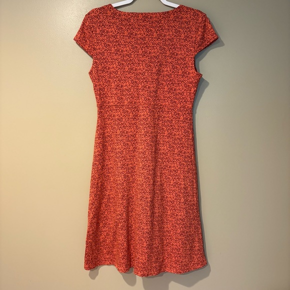 toad&co vibrant patterned maximalist burnt orange halloween vibes sundress - Picture 2 of 4